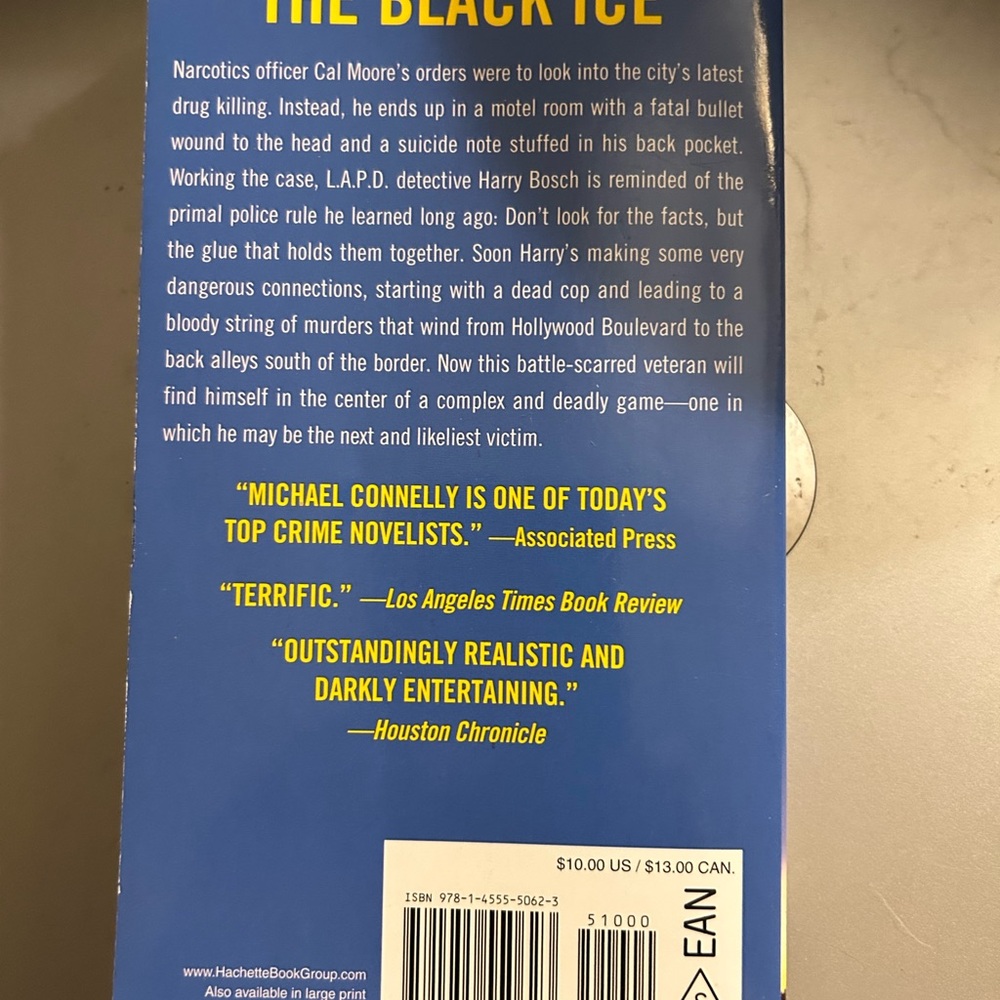 'The Black Ice' Book - A Harry Bosch Novel by Michael Connelly - Picture 3 of 6